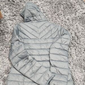 Lafies Lightweight Puffer Jacket With Hood